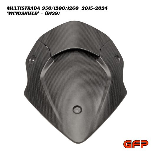 GFP Carbon Fiber Windshield - Ducati Multistrada 950 / 1200 / 1260 2015-2024