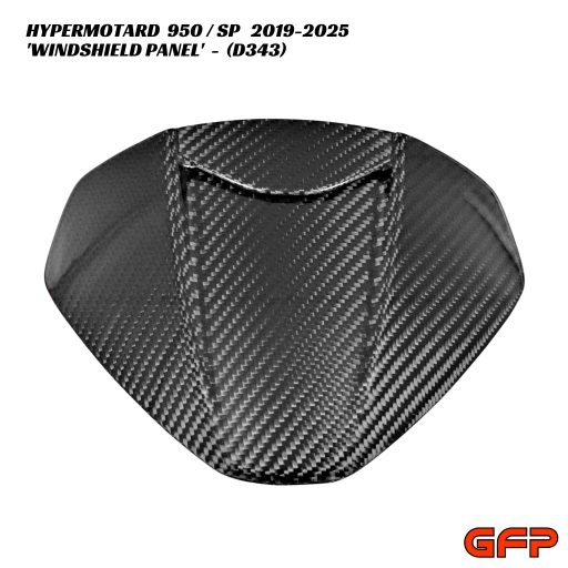 GFP Carbon Fiber Windshield Panel - Ducati Hypermotard 950 / SP 2019-2025