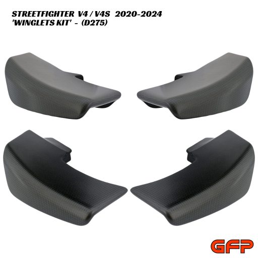 GFP Carbon Fiber Winglets Kit - Ducati Streetfighter V4 / V4S 2020-2024