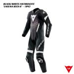 Dainese LAGUNA SECA 6 1PC Leather Suit - BLACK/WHITE/ANTHRACITE