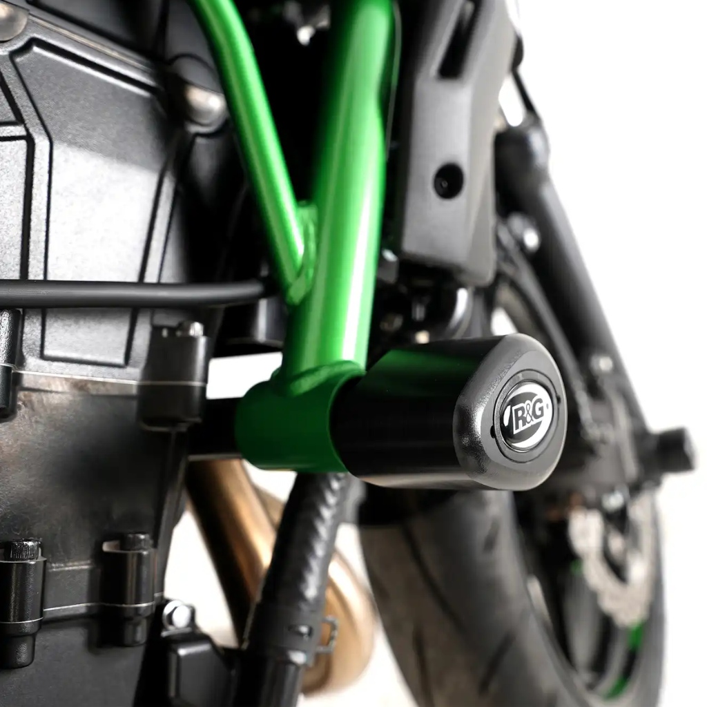 R&G Racing Aero Crash Protectors Bobbins – Black Pair For Kawasaki Z900 2017-2024