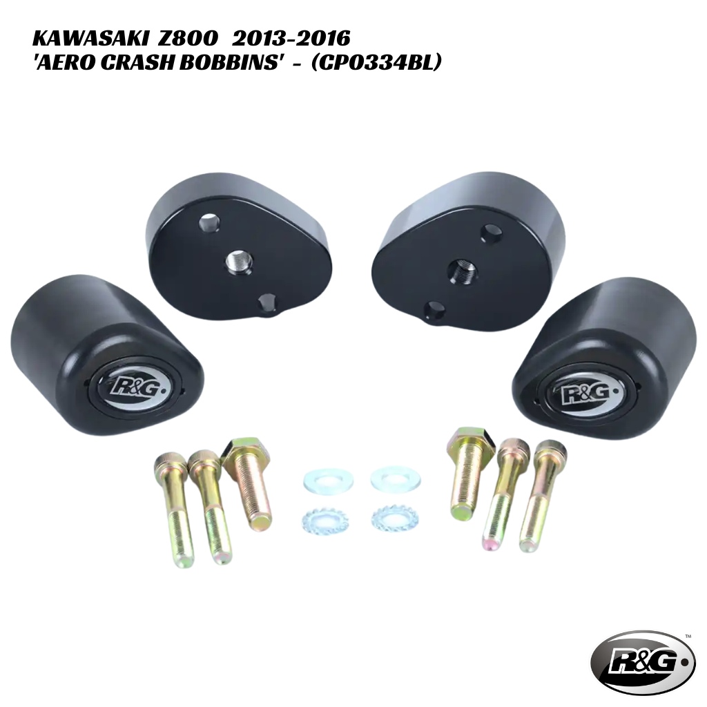R&G Racing Aero Crash Bobbins - CP0334BL - Kawasaki Z800 2013-2016