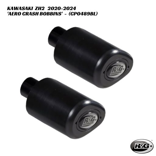 R&G Racing Aero Crash Bobbins - CP0489BL - Kawasaki ZH2 2020-2024