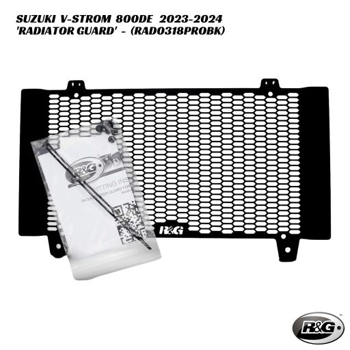 R&G Racing Radiator Guard - RAD0318PROBK - Suzuki V-Strom 800DE 2023-2024