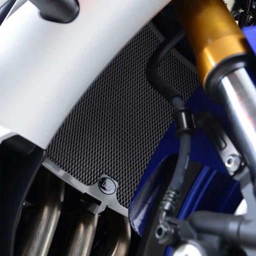 R&G Racing Radiator Guard - RAD0067BK - Yamaha R1 2007-2008