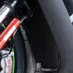 R&G Racing Radiator Guard - RAD0200BK - Kawasaki ZX10 2008-2010