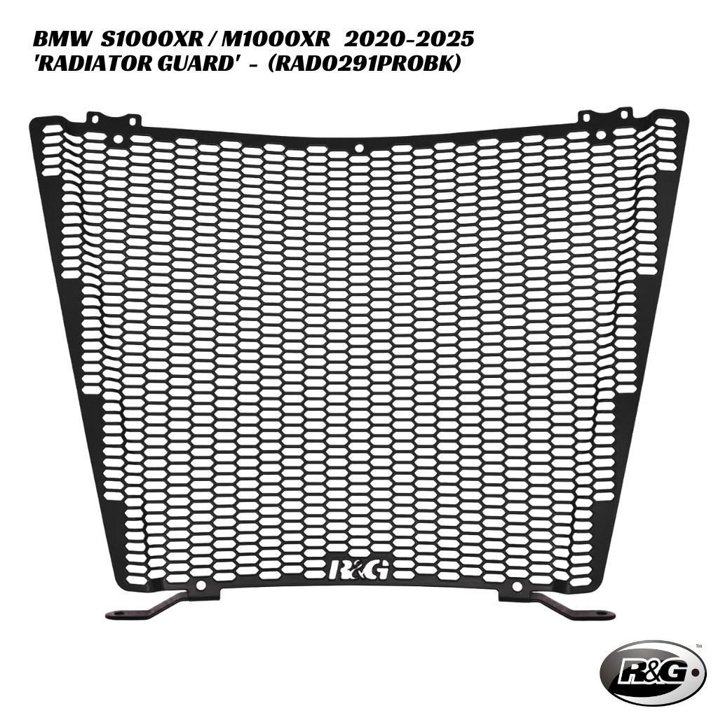 R&G PRO Radiator Guard RAD0291PROBK BMW S1000XR M1000XR 2020-2025 R&G PRO Radiator Guard - RAD0291PROBK - BMW S1000XR / M1000XR 2020-2025