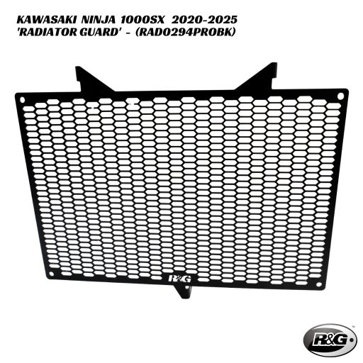 R&G PRO Radiator Guard - RAD0294PROBK - Kawasaki Ninja 1000SX 2020-2025