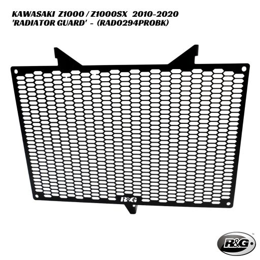 R&G PRO Radiator Guard - RAD0294PROBK - Kawasaki Z1000 / Z1000SX 2010-2020