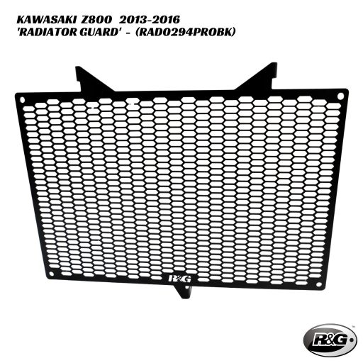 R&G PRO Radiator Guard - RAD0294PROBK - Kawasaki Z800 2013-2016