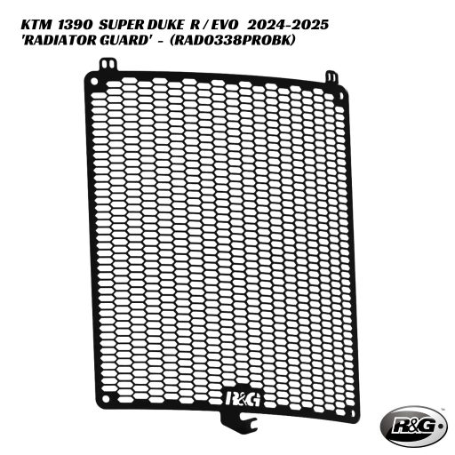 R&G PRO Radiator Guard - RAD0338PROBK - KTM 1390 Super Duke R / EVO 2024-2025