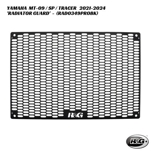 R&G PRO Radiator Guard - RAD0349PROBK - Yamaha MT-09 / SP / Tracer 2021-2024