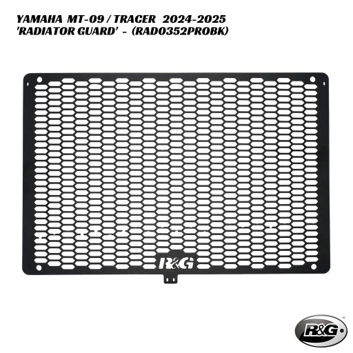 R&G PRO Radiator Guard - RAD0352PROBK - Yamaha MT-09 / Tracer 2024-2025