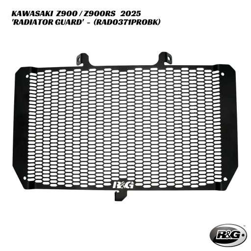 R&G PRO Radiator Guard - RAD0371PROBK - Kawasaki Z900 / Z900RS 2025