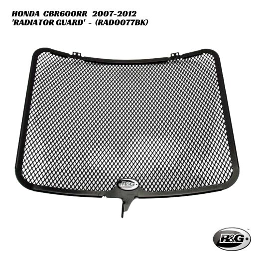 R&G Racing Radiator Guard - RAD0077BK - Honda CBR600RR 2007-2012