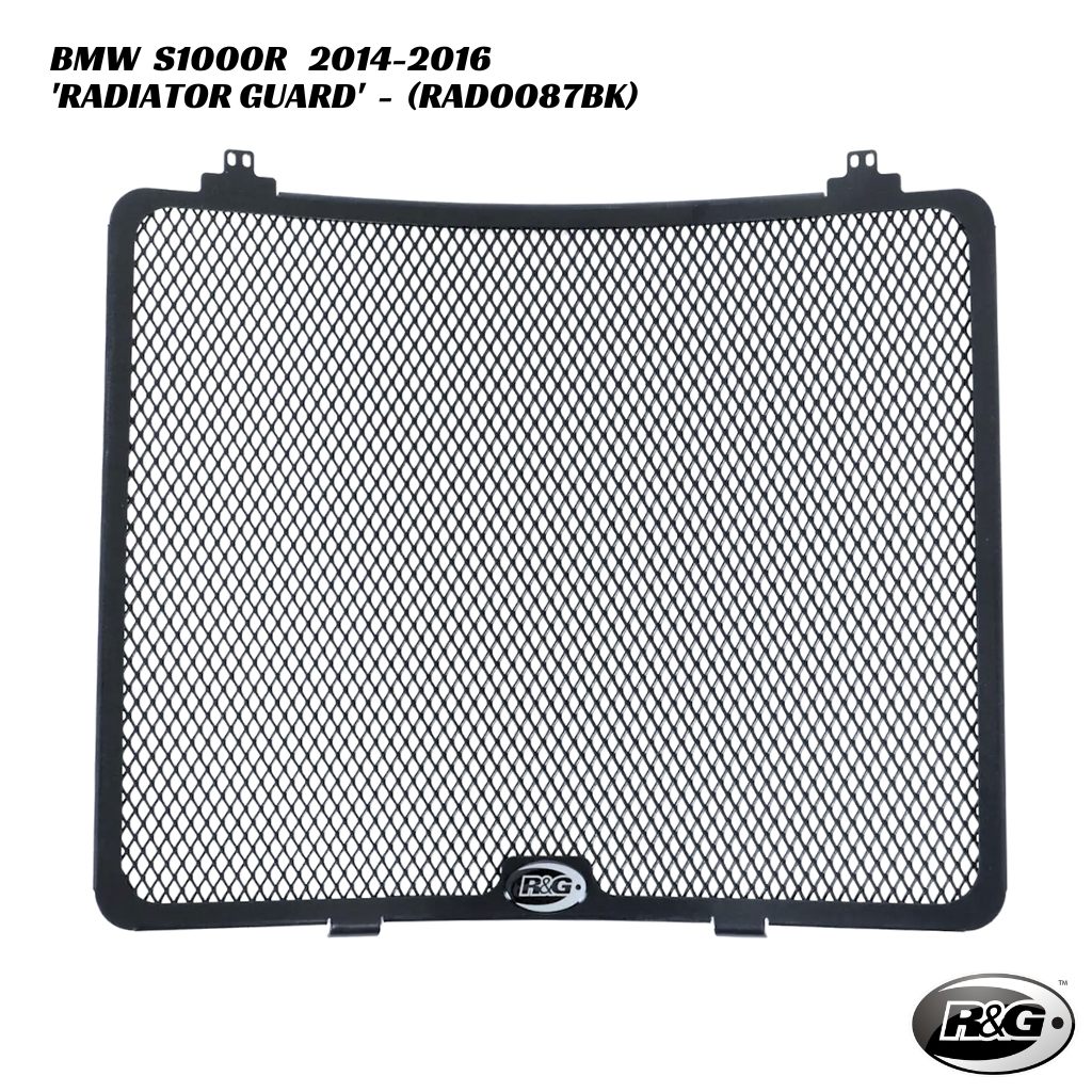 R&G Racing Radiator Guard - RAD0087BK - BMW S1000R 2014-2016