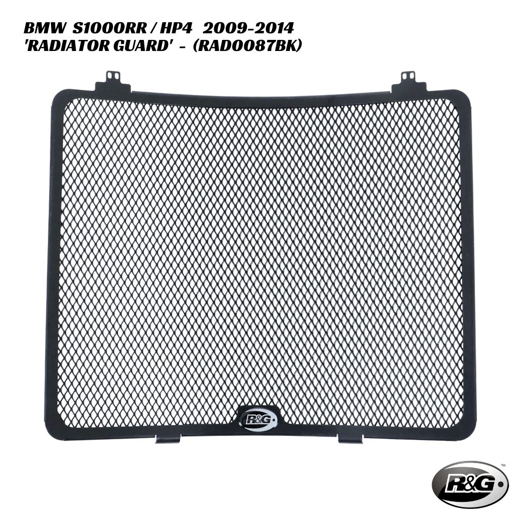R&G Racing Radiator Guard - RAD0087BK - BMW S1000RR / HP4 2009-2014
