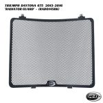 R&G Racing Radiator Guard - RAD0145BK - Triumph Daytona 675 2013-2016