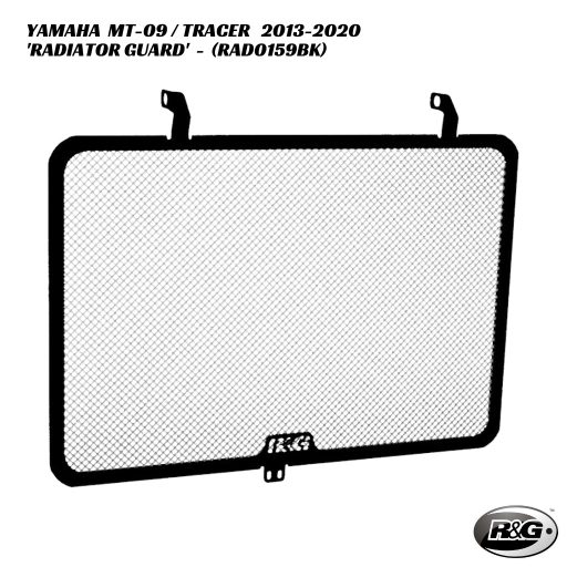 R&G Racing Radiator Guard - RAD0159BK - Yamaha MT-09 / Tracer 2013-2020