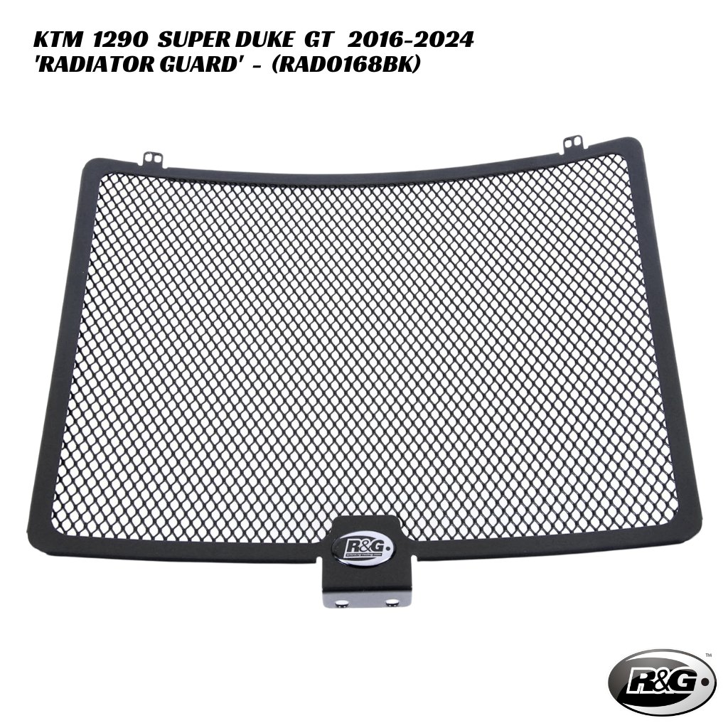 R&G Racing Radiator Guard RAD0168BK KTM 1290 Super Duke GT 2016-2024 R&G Racing Radiator Guard - RAD0168BK - KTM 1290 Super Duke GT 2016-2024