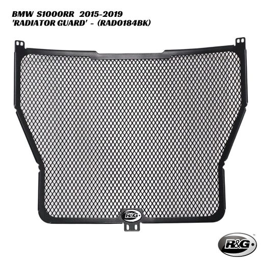 R&G Racing Radiator Guard - RAD0184BK - BMW S1000RR 2015-2019