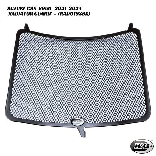R&G Racing Radiator Guard - RAD0193BK - Suzuki GSX-S950 2021-2024