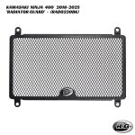 R&G Racing Radiator Guard - RAD0230BK - Kawasaki Ninja 400 2018-2025