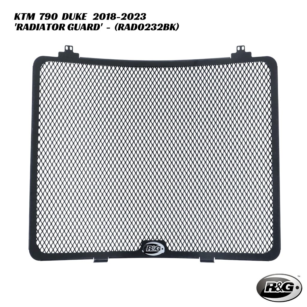 R&G Racing Radiator Guard - RAD0232BK - KTM 790 Duke 2018-2023