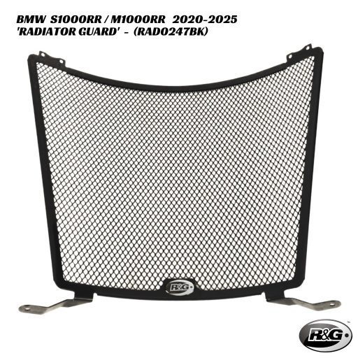 R&G Racing Radiator Guard - RAD0247BK - BMW S1000RR / M1000RR 2020-2025