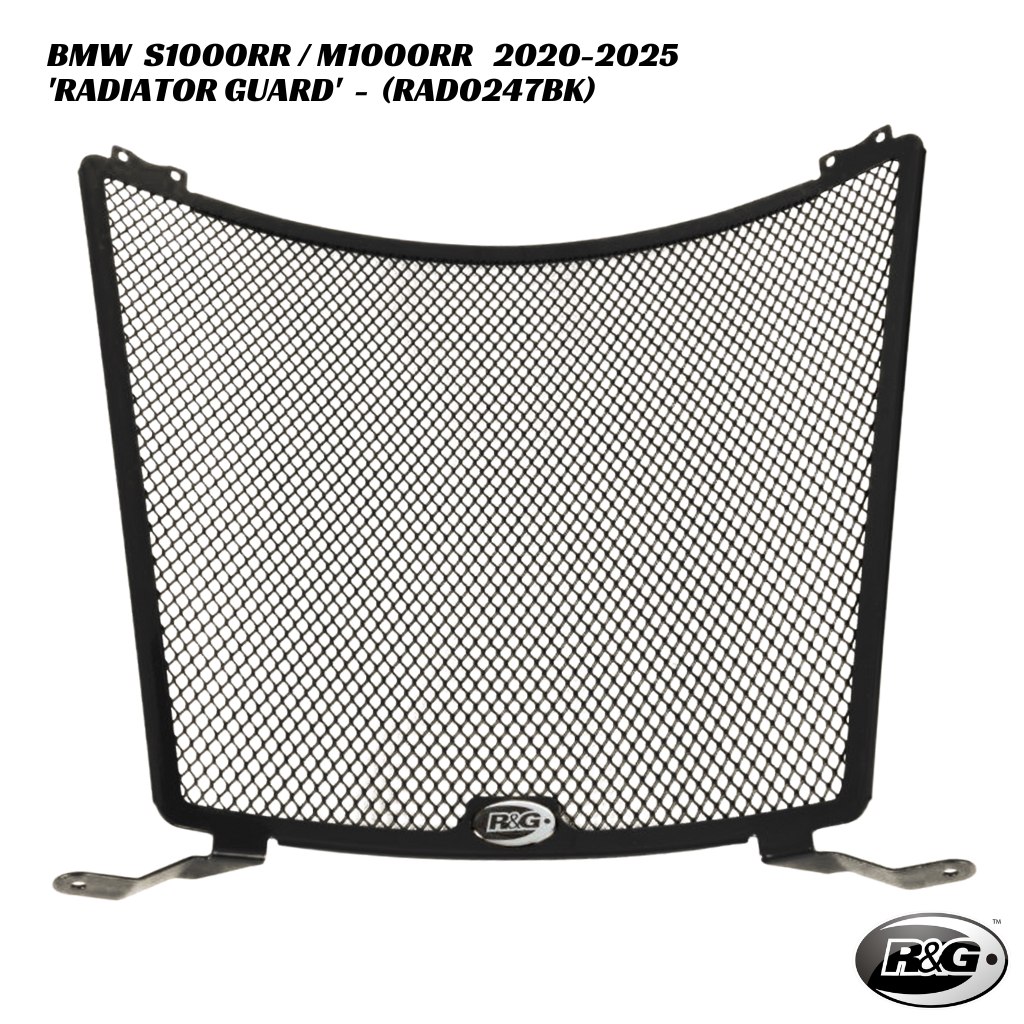 R&G Racing Radiator Guard - RAD0247BK - BMW S1000RR / M1000RR 2020-2025