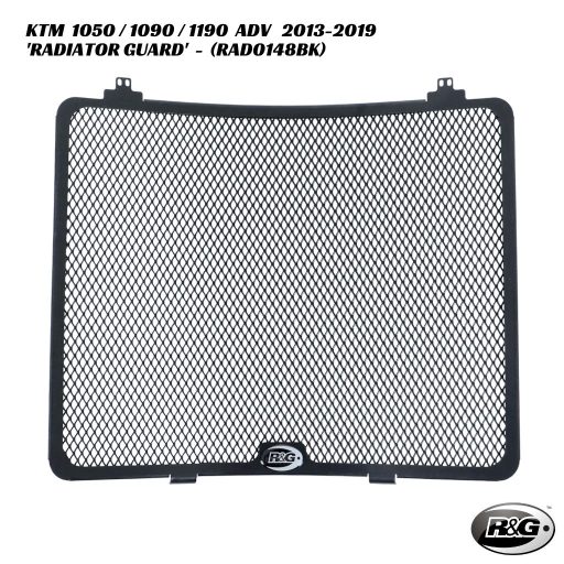 R&G Radiator Guard - RAD0148BK - KTM 1050 / 1090 / 1190 Adventure 2013-2019