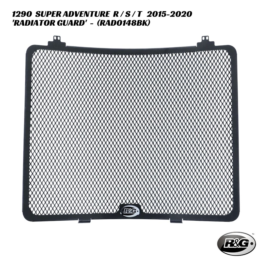 R&G Radiator Guard RAD0148BK KTM 1290 Super Adventure 2015-2020 R&G Radiator Guard - RAD0148BK - KTM 1290 Super Adventure R / S / T 2015-2020
