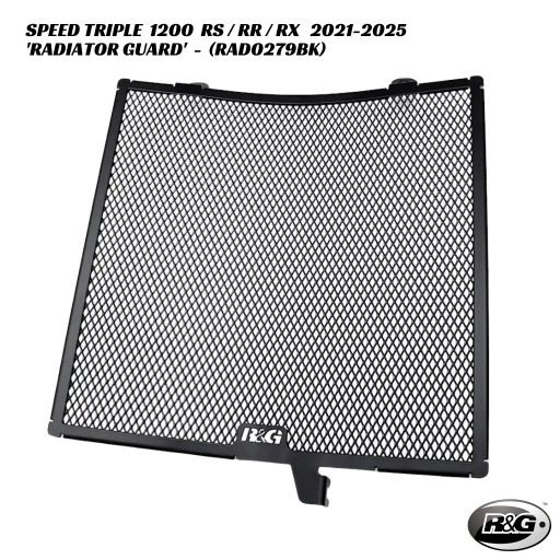 R&G Radiator Guard - RAD0279BK - Triumph Speed Triple 1200 RS / RR / RX 2021-2025