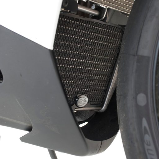 R&G Oil Cooler Guard - OCG0012BK - Aprilia RSV4 R / Factory 2009-2014