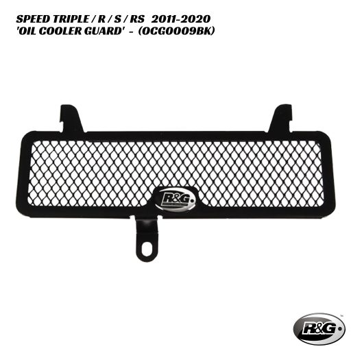 R&G Oil Cooler Guard - OCG0009BK - Triumph Speed Triple / R / S / RS 2011-2020