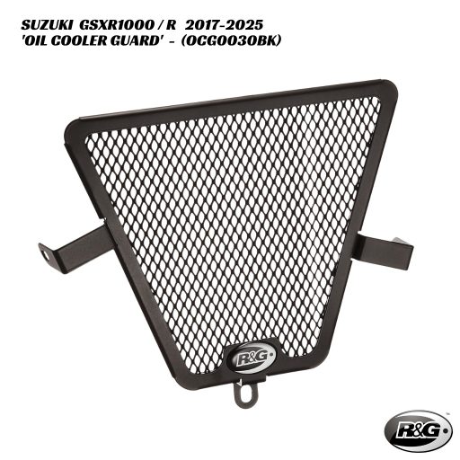 R&G Oil Cooler Guard - OCG0030BK - Suzuki GSXR1000 / GSXR1000R 2017-2025