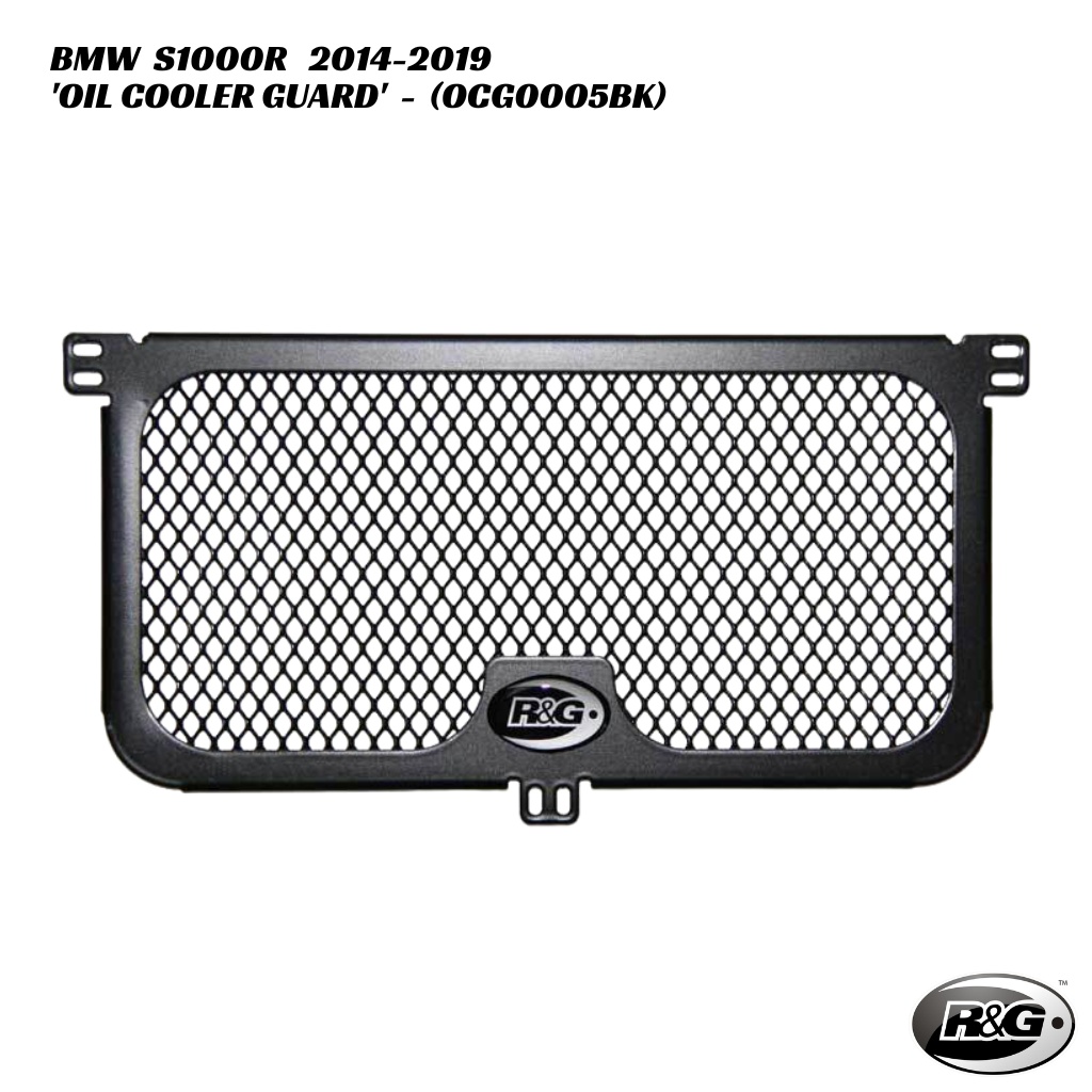 R&G Racing Oil Cooler Guard OCG0005BK BMW S1000R 2014-2019 R&G Racing Oil Cooler Guard - OCG0005BK - BMW S1000R 2014-2019