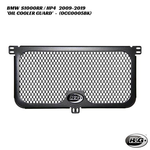 R&G Racing Oil Cooler Guard - OCG0005BK - BMW S1000RR / HP4 2009-2019