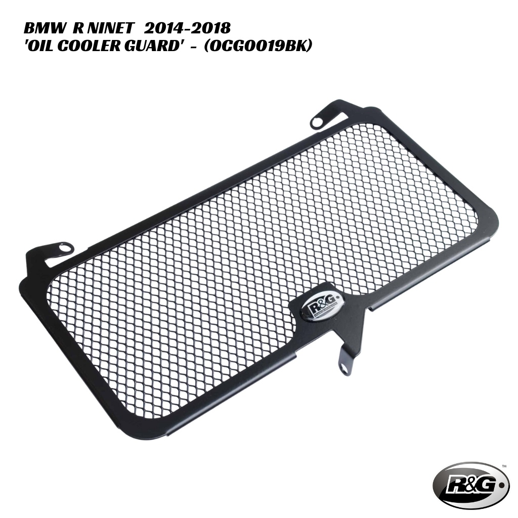 R&G Racing Oil Cooler Guard OCG0019BK BMW R NineT 2014-2018 R&G Racing Oil Cooler Guard - OCG0019BK - BMW R NineT 2014-2018