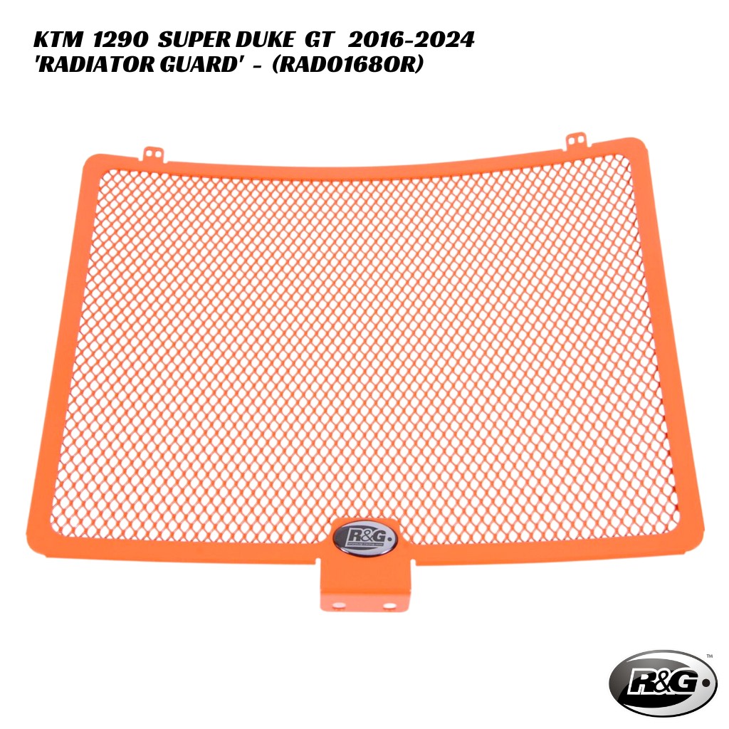 R&G Racing Radiator Guard RAD0168OR KTM 1290 Super Duke GT 2016-2024 R&G Racing Radiator Guard - RAD0168OR - KTM 1290 Super Duke GT 2016-2024