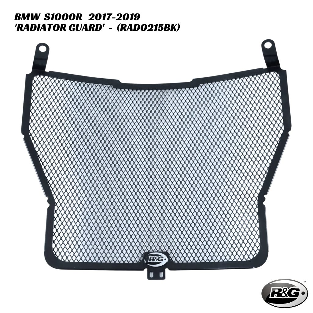 R&G Racing Radiator Guard - RAD0215BK - BMW S1000R 2017-2019