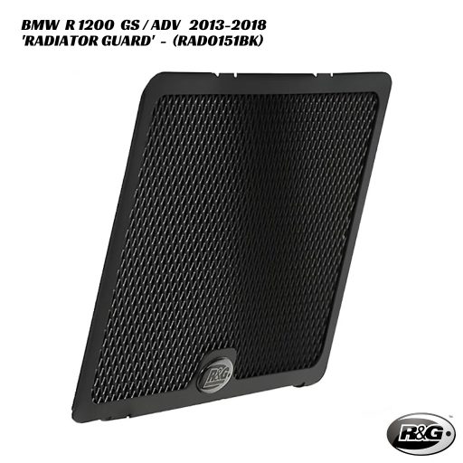 R&G Racing Radiator Guards - RAD0151BK - BMW R 1200 GS / ADV 2013-2018