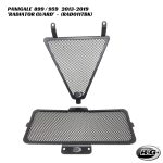 R&G Radiator & Oil Cooler Guards - RAD0117BK - Ducati Panigale 899 / 959 2013-2019