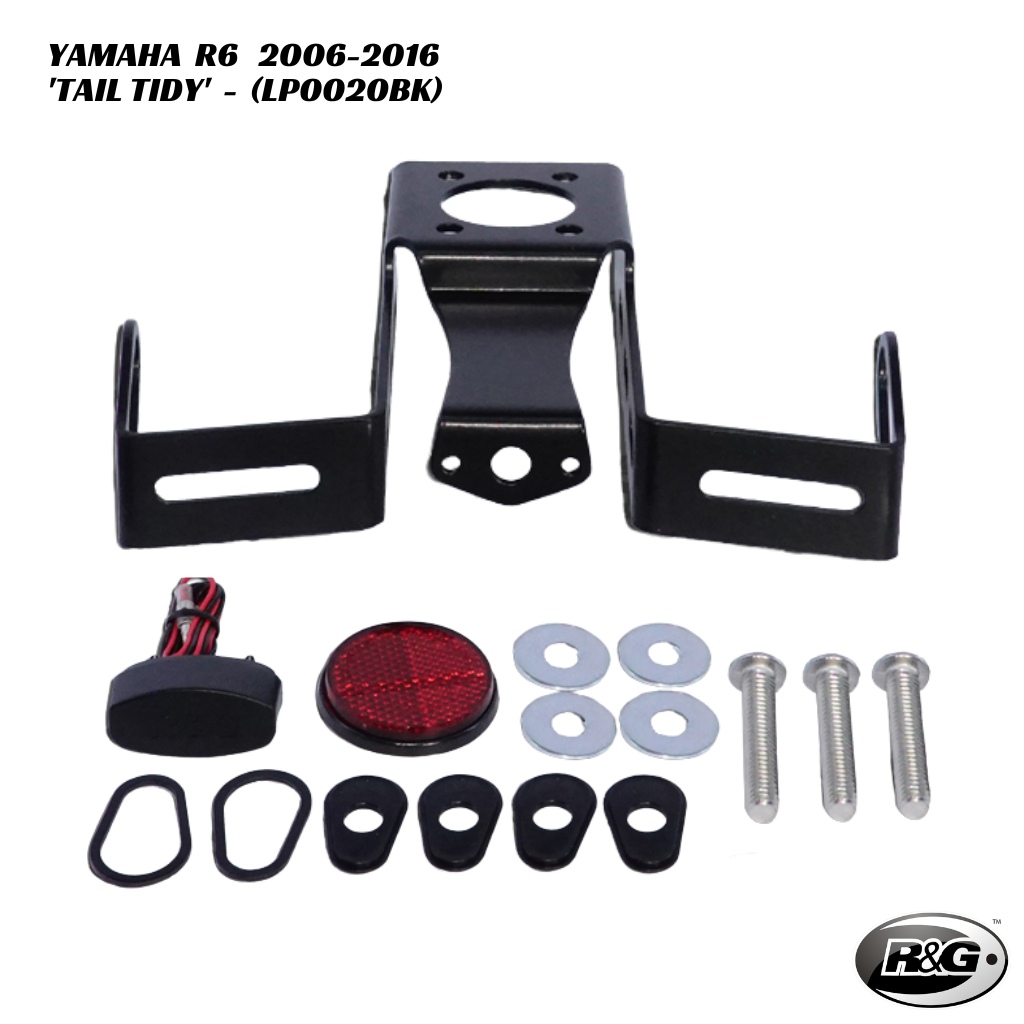 R&G Tail Tidy LP0020BK Yamaha R6 2006-2016 R&G Tail Tidy - LP0020BK - Yamaha R6 2006-2016