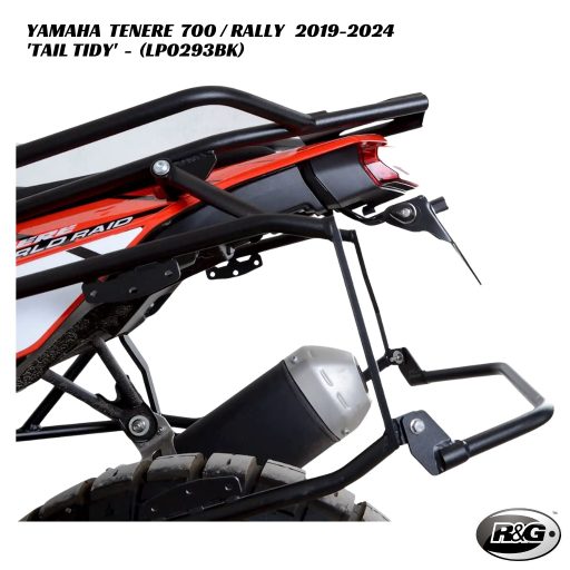 R&G Tail Tidy With Luggage Rack - LP0293BK - Yamaha Tenere 700 / Rally 2019-2024
