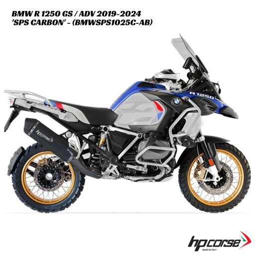 HP Corse SPS Carbon Black SS Slip On - BMWSPS1025C-AB - BMW R 1250 GS / ADV 2019-2024