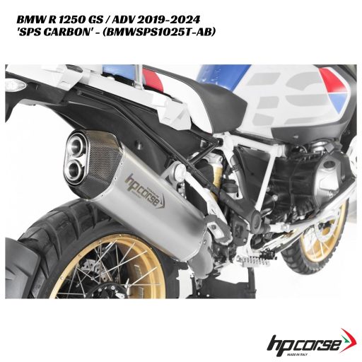 HP Corse SPS Carbon Titanium Slip On - BMWSPS1025T-AB - BMW R 1250 GS / ADV 2019-2024