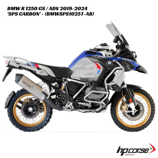 HP Corse SPS Carbon Titanium Slip On - BMWSPS1025T-AB - BMW R 1250 GS / ADV 2019-2024