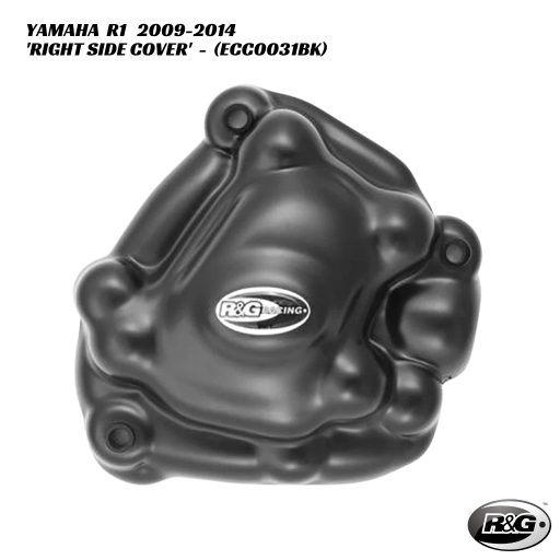R&G Right Side Engine Cover - ECC0031BK - Yamaha R1 2009-2014
